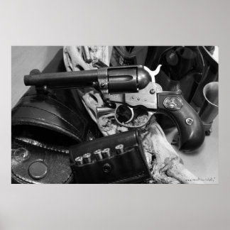 Póster poster de fotografía de armas de fuego antiguas de