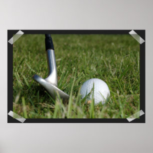 Póster Poster de fotografía de golf