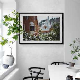 Póster Poster de fotografía de Park Güell Barcelona