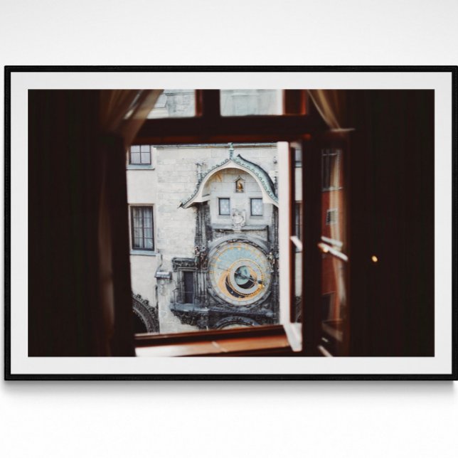 Póster Poster de fotografía de reloj astronómico de Praga (Subido por el creador)