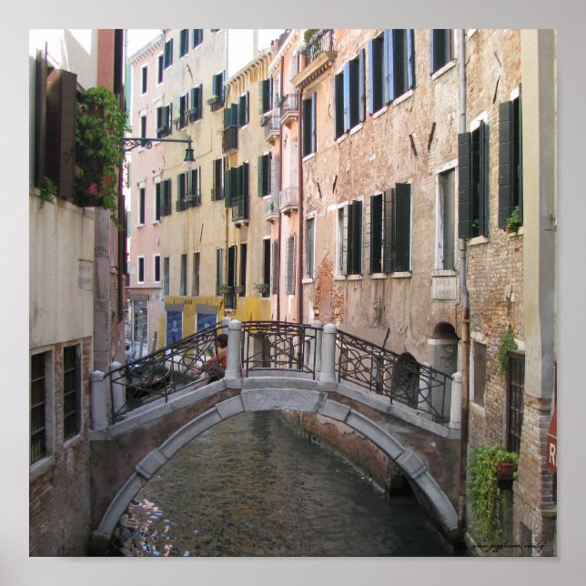 Póster Poster de fotografía de Venecia, Italia (Frente)