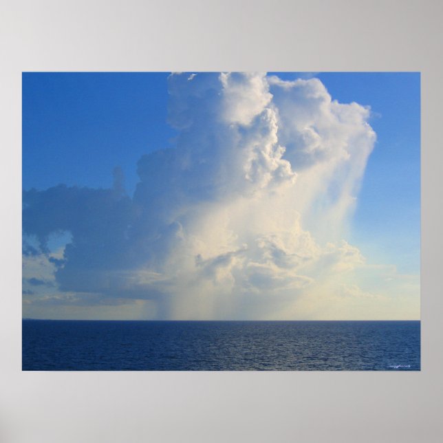 Póster Poster de fotografía en la nube (Frente)