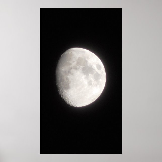 Póster Poster de fotografía lunar (Frente)