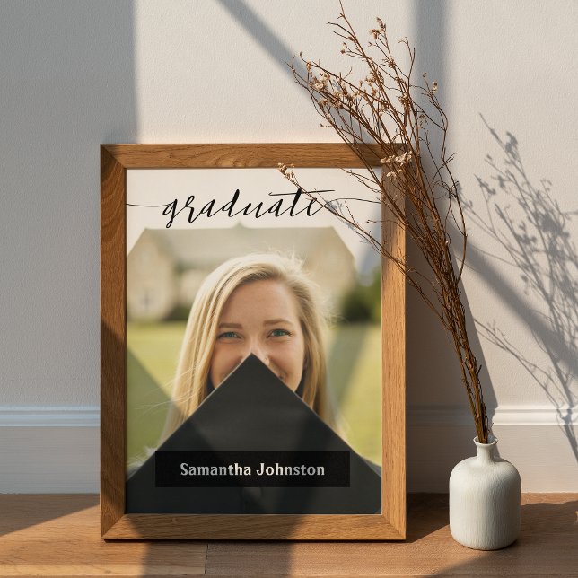 Póster Poster de fotografía moderna con escritura de grad (Subido por el creador)