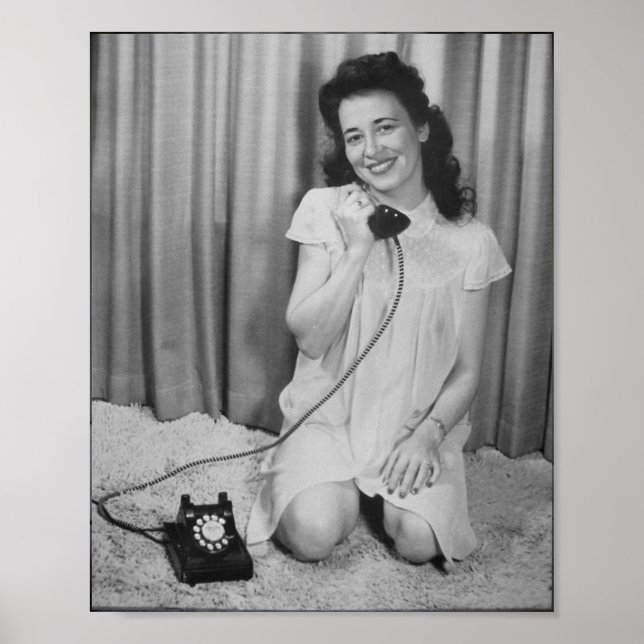 Póster Poster de fotografías de Chicas de pinzas antiguas (Frente)
