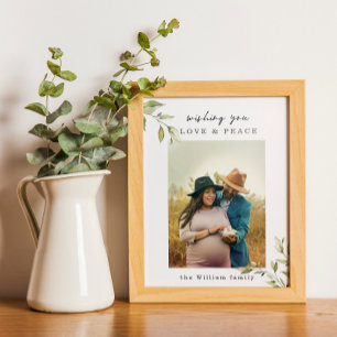 Póster Poster De Fotografías Familiares De Amor Y Paz E I