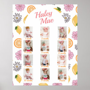 Póster Poster de Fotos Mensuales de Sweet One First Birth