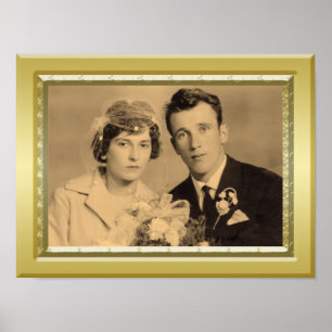 Póster Poster de fotos personalizado del marco de la fron