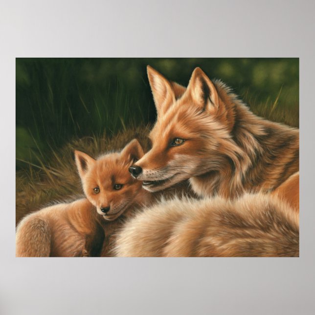 Póster Poster de Fox y Cub (Frente)