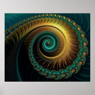 Póster Poster de Fractal Art 37