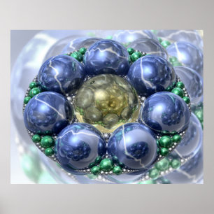 Póster Poster de Fractal Art 44