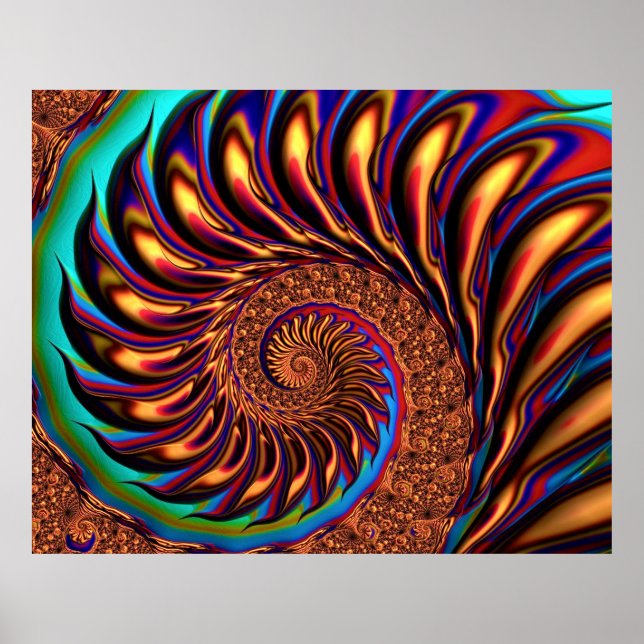 Póster Poster de Fractal Art 47 (Frente)