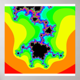 Póster Poster de Fractal Psicodélico