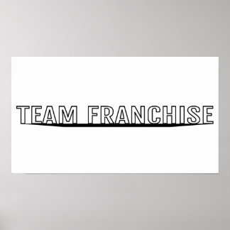 Póster Poster de franquicia de equipo