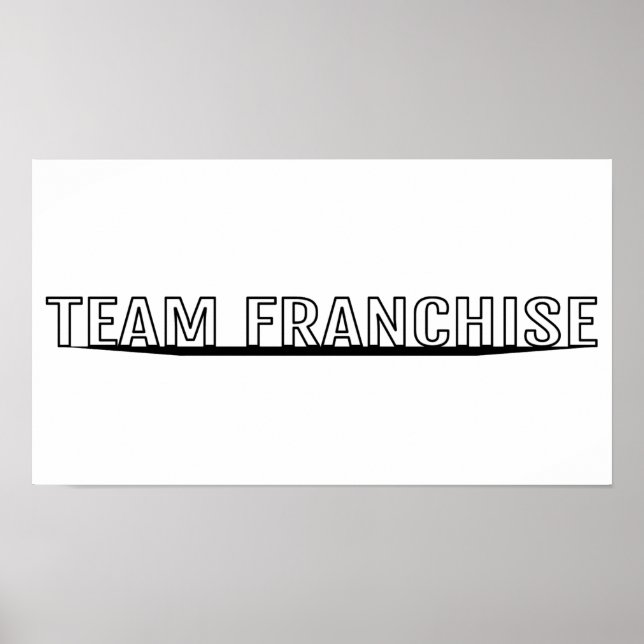 Póster Poster de franquicia de equipo (Frente)