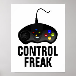 Póster Poster de Freak Gamer de control
