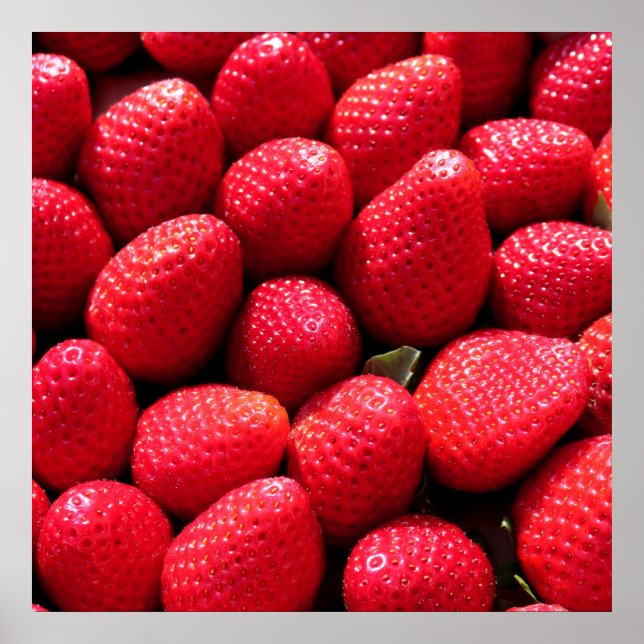 Póster Poster de fresa (Frente)