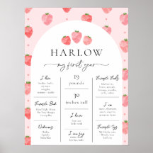 Poster de fresa | Berry First