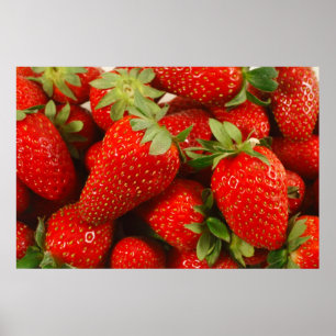 Póster Poster de fresas