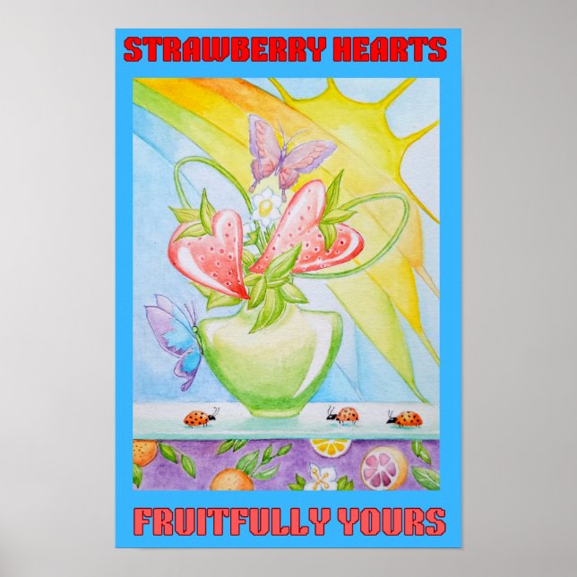 PÓSTER POSTER DE FREWBERRY HEARTS (Frente)