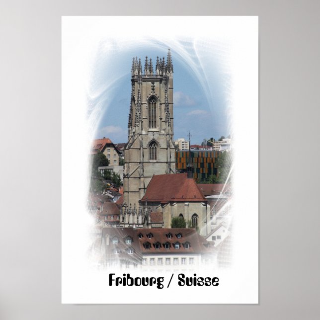 Póster Poster de Friburgo (Frente)