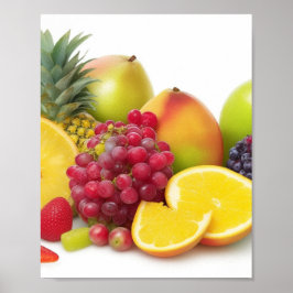 Póster Poster de frutas exóticas de Wall Art