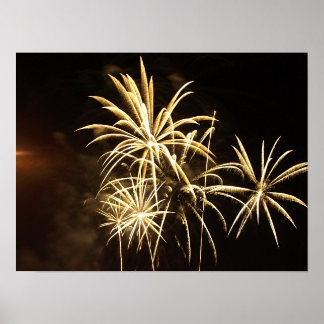 Póster Poster de fuegos artificiales 19 (Frente)