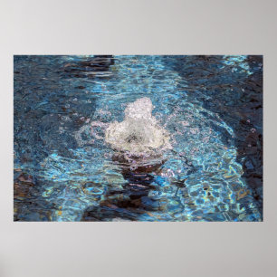 Póster Poster de fuentes de agua