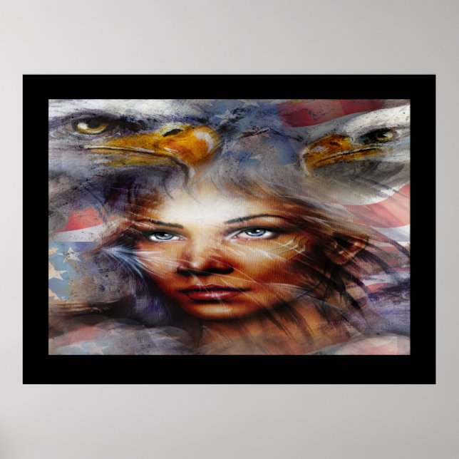 Póster Poster de fuerza patriótica (Frente)