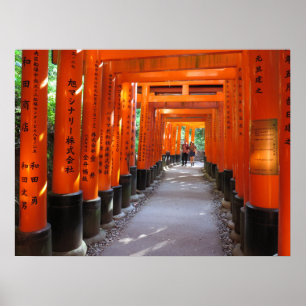Póster Poster de Fushimi Inari Kyoto