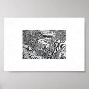 Póster Poster de fusión de ciclo de banda