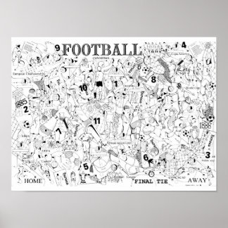 Póster Poster de fútbol
