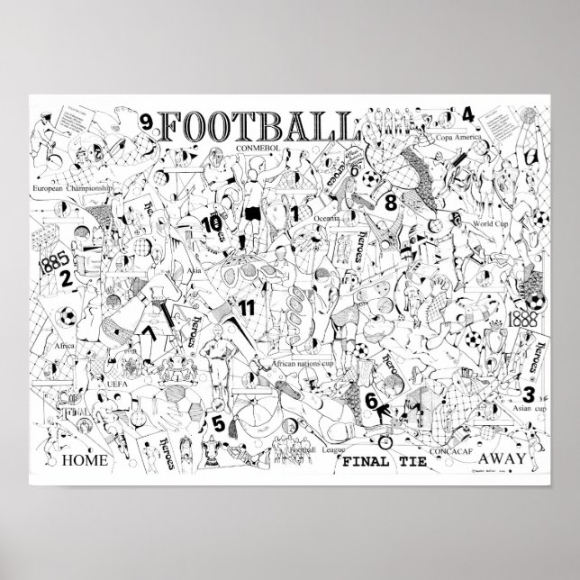 Póster Poster de fútbol (Frente)