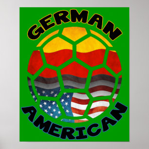 Póster Poster de fútbol americano de Alemania