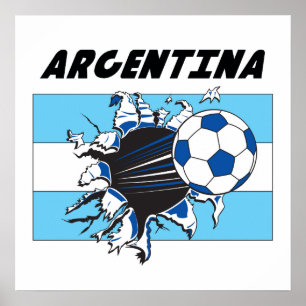 Póster Poster de Fútbol de Argentina