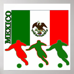 Póster Poster de fútbol de México