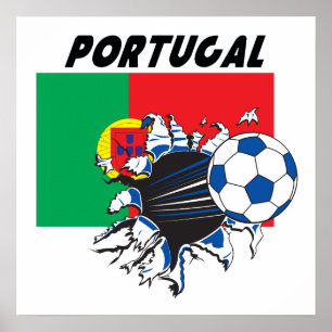Póster Poster de Fútbol de Portugal