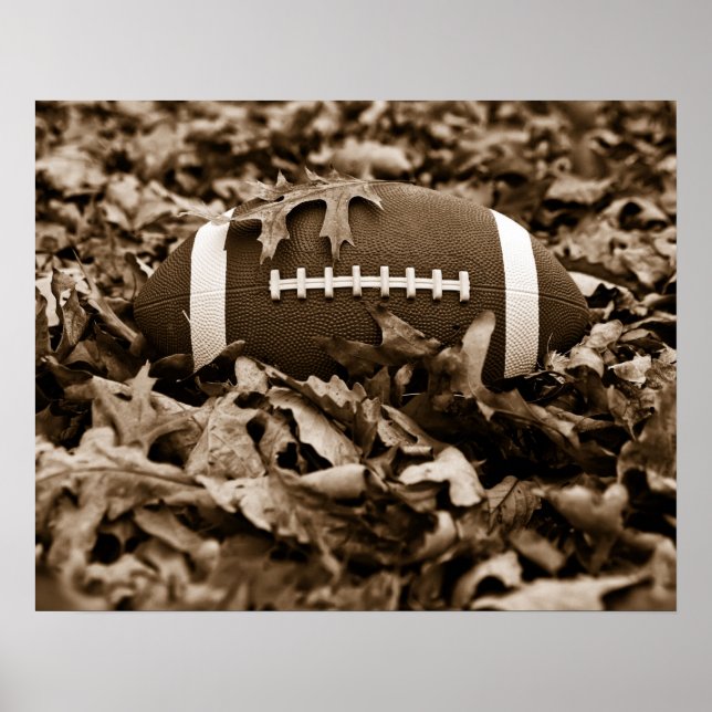 Póster Poster de Fútbol de Sepia (Frente)