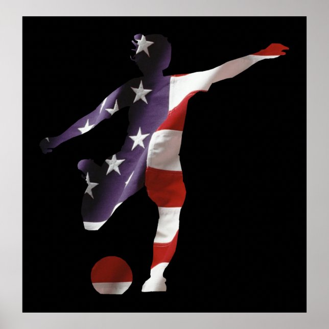Póster Poster de fútbol femenino de Estados Unidos (Frente)