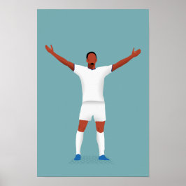 Póster Poster De Fútbol Para Celebración De Cumpleaños