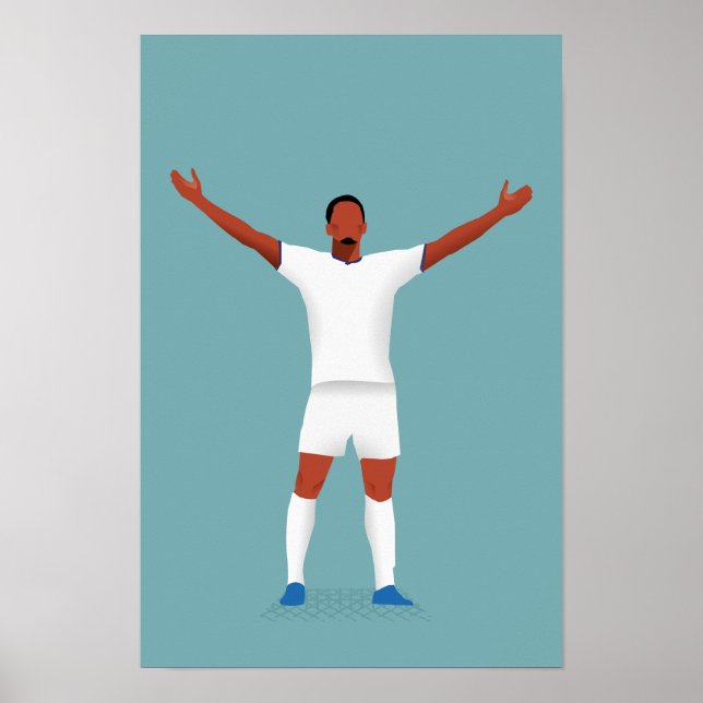 Póster Poster De Fútbol Para Celebración De Cumpleaños (Frente)