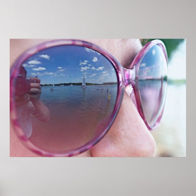 Póster Poster de gafas de sol (Frente)