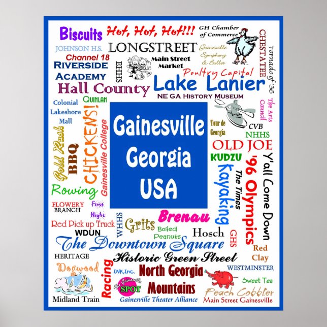 Póster Poster de Gainesville 1 (Frente)