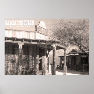 Póster Poster de Gammons Gulch Western Saloon