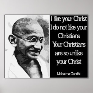 Póster Poster de Gandhi