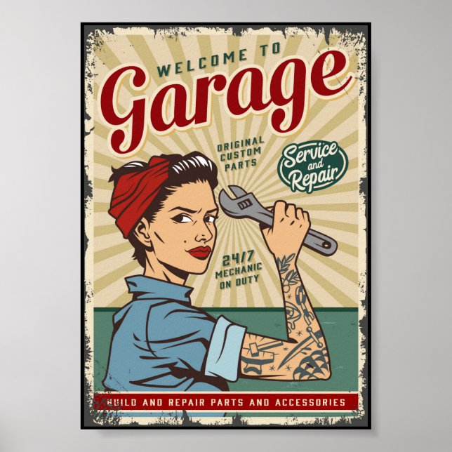 Póster Poster de Garage (Frente)