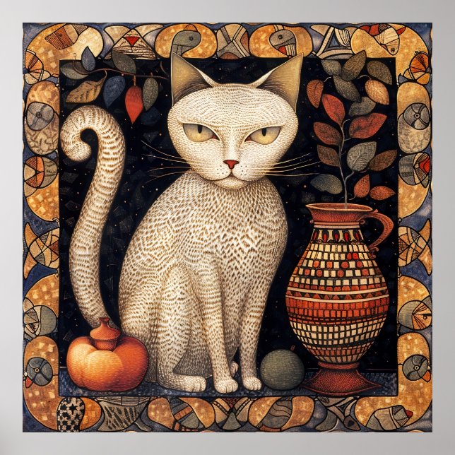 Póster Poster de gato (Frente)