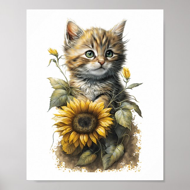 Póster Poster de gato (Frente)