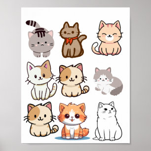 Póster poster de gatos