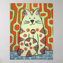 Poster de gatos de paz